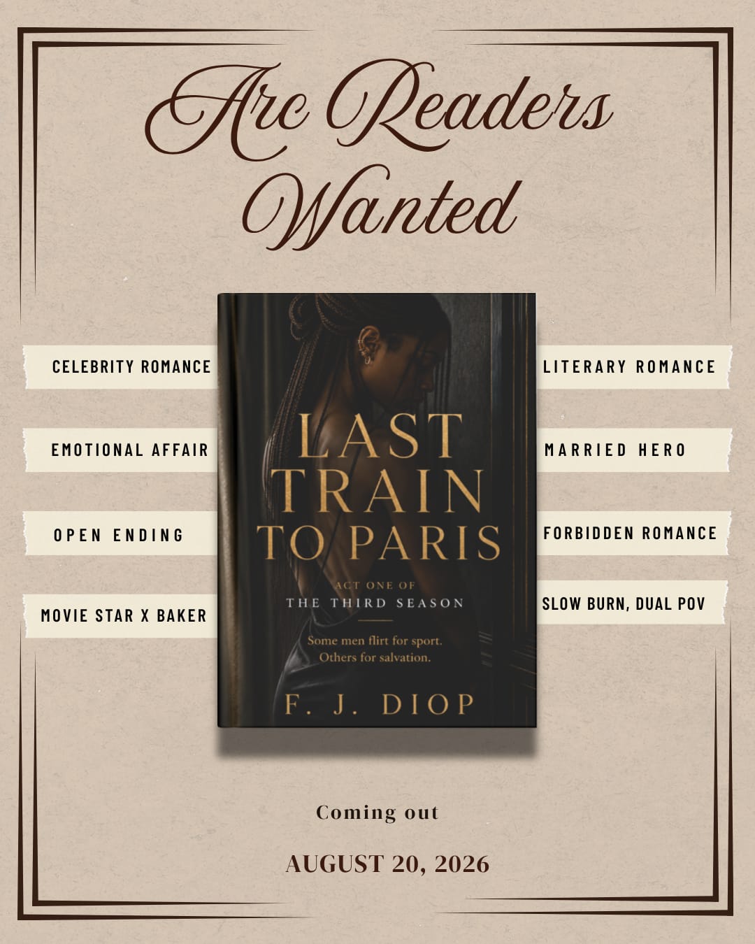 ARC readers wanted graphic