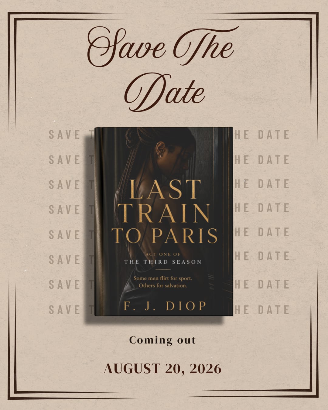 Save the date announcement
