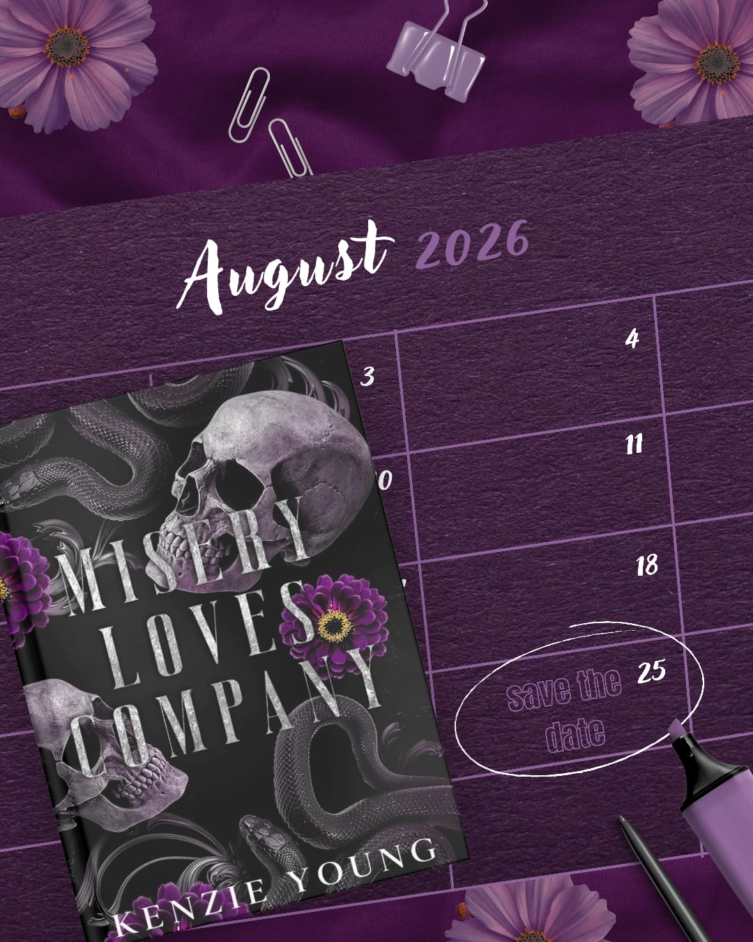 Misery Loves Company release calendar graphic